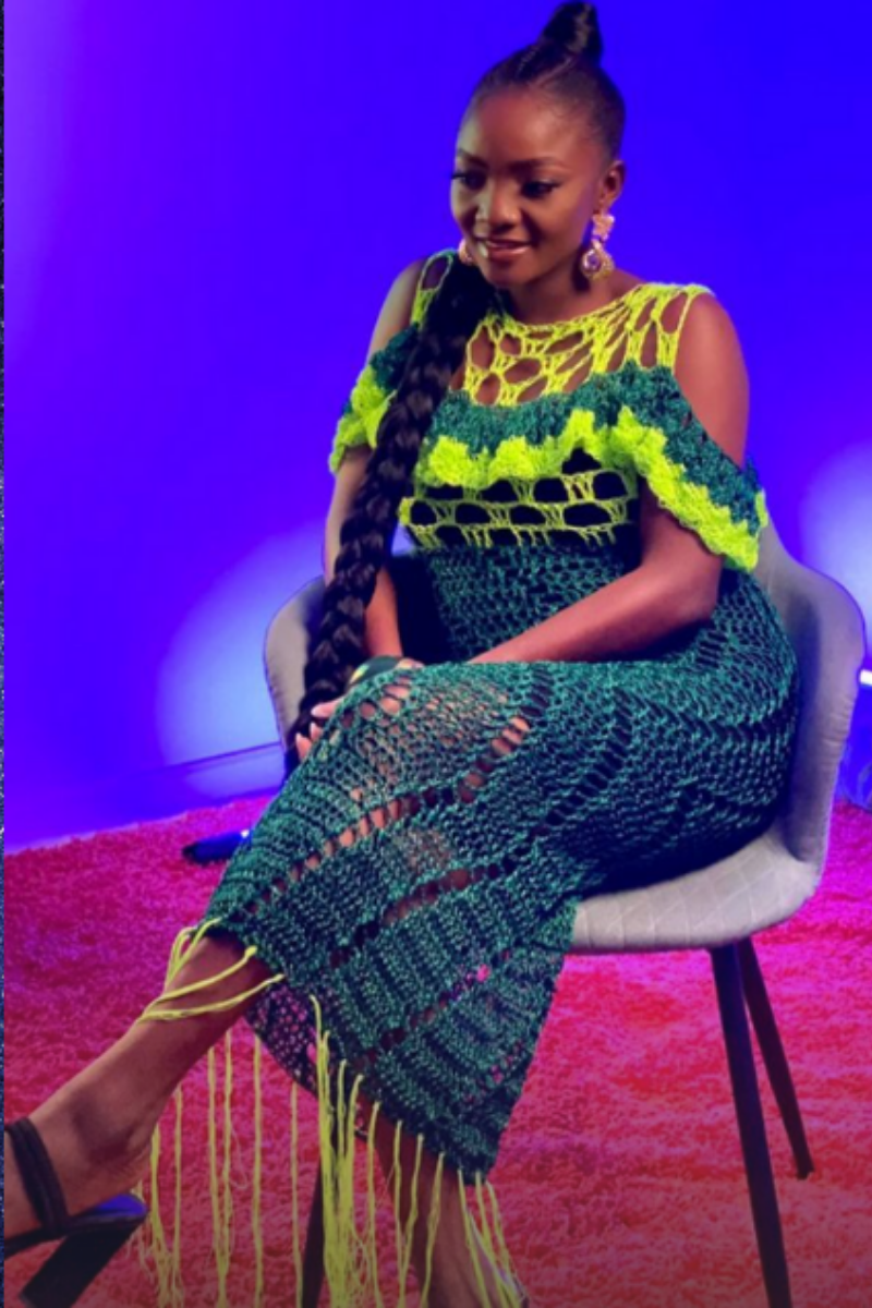 Simi Makes Fashion Statement At Nigeria Idol