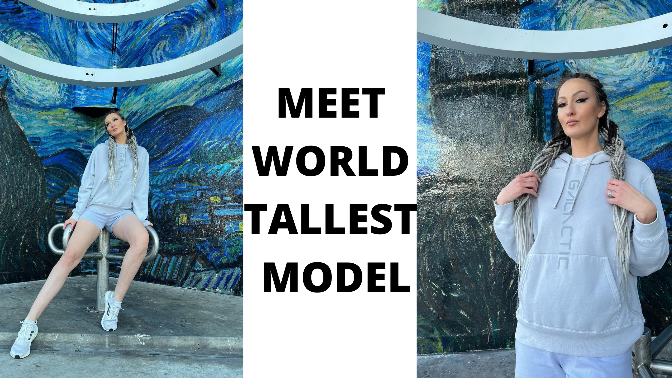 World's tallest Model Ekaterin Who Stands At 6ft 9in