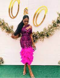 Short Lace Gown Styles for Weddings in Nigeria